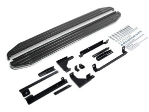 Порог-площадка "Premium" A173ALP + комплект крепежа, RIVAL, Hyundai Creta 2021-