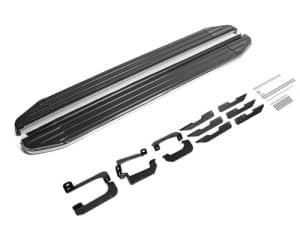 Порог-площадка "Premium" A173ALP + комплект крепежа, RIVAL, Chery Tiggo 4 2019-/ 4 Pro 2022-