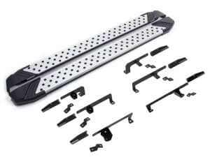 Порог-площадка "Bmw-Style" D193AL + комплект крепежа, RIVAL, Jetour X90 Plus;2023-;1,6;FWD;РКПП;Jetour X90 Plus;2023-;2,0;FWD;РКПП;Soueast S09;2024-;1