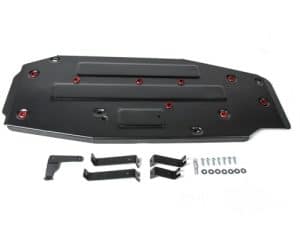 Защита топливного бака + комплект крепежа, АвтоБРОНЯ, Сталь, Geely Atlas 2018-, V - 2.0; 2.4