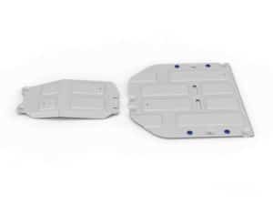 Защита картера и КПП + комплект крепежа Rival, Алюминий Hongqi H9 2023-, V-2,0, РКПП, RWD.