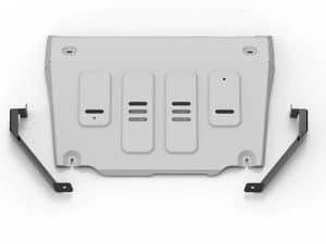 Защита картера + КПП + комплект крепежа, Rival, Алюминий, Changan CS75 Plus;2023-2024;1,5;FWD;АКПП