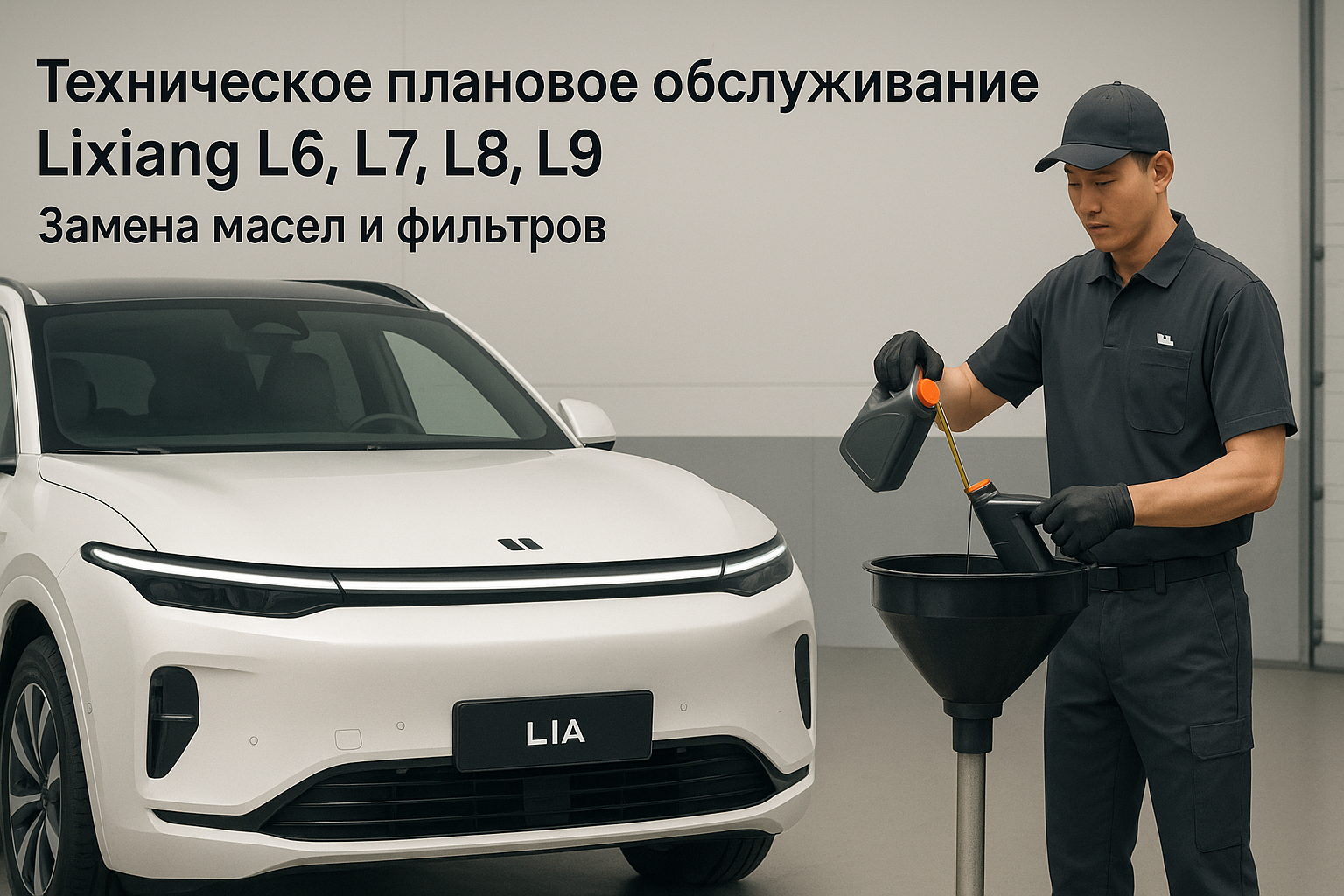 Замена масла на Lixiang в Алматы