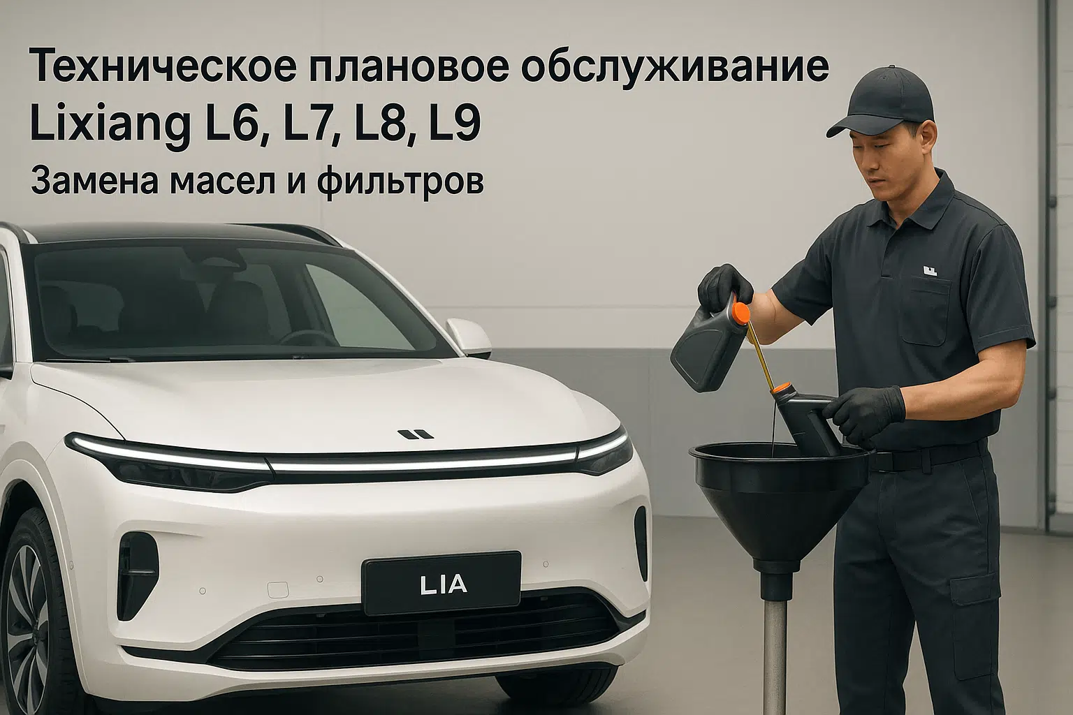 Замена масла на Lixiang в Алматы