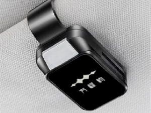 Держатель для очков на защелке Leopard, черный