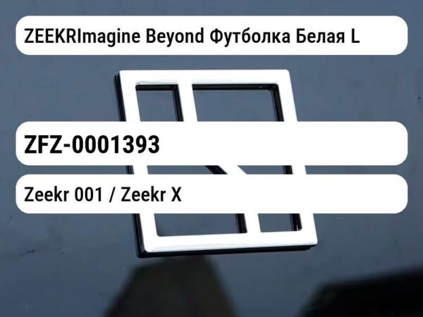 ZEEKRImagine Beyond Футболка Белая L