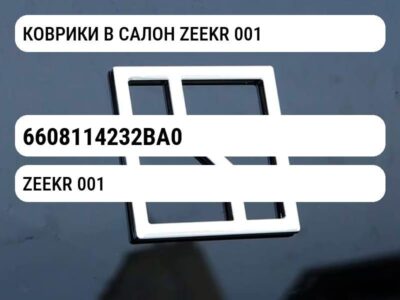 КОВРИКИ В САЛОН ZEEKR 001