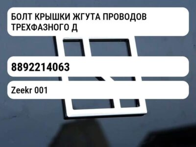 БОЛТ КРЫШКИ ЖГУТА ПРОВОДОВ ТРЕХФАЗНОГО ДВИГАТЕЛЯ