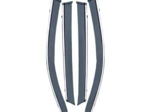 Ветровики, дефлекторы прозрачные с хромом Hongqi EQM5