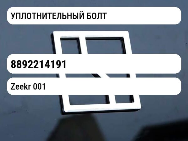 УПЛОТНИТЕЛЬНЫЙ БОЛТ