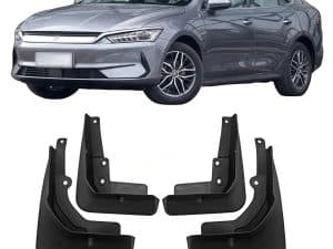 Брызговики BYD Qin Plus 2025, черного цвета