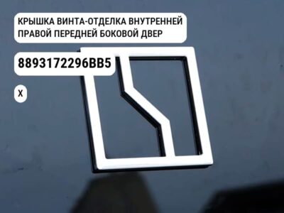 КРЫШКА ВИНТА-ОТДЕЛКА ВНУТРЕННЕЙ ПРАВОЙ ПЕРЕДНЕЙ БОКОВОЙ ДВЕРИ для Zeekr X (8893172296BB5)