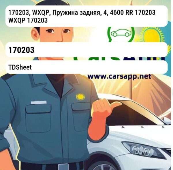 MERCEDES-BENZ W205 170203, WXQP, Пружина задняя, 4, 4600 RR 170203 WXQP 170203