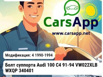 AUDI 100 Болт суппорта Audi С4 91-94 VW022XLB WXQP 340401 340401 4
