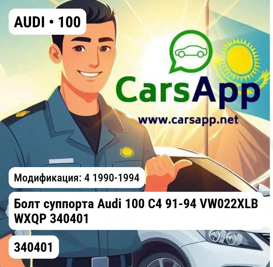 AUDI 100 Болт суппорта Audi С4 91-94 VW022XLB WXQP 340401 340401 4