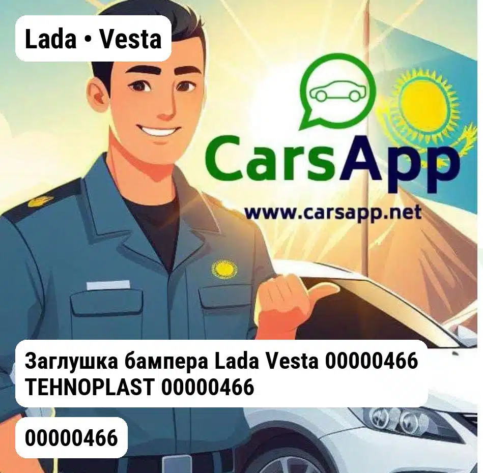 Lada Vesta Заглушка бампера Lada Vesta 00000466 TEHNOPLAST 00000466