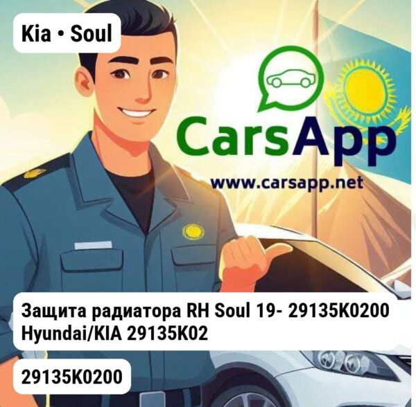 Kia Soul Защита радиатора RH Soul 19- 29135K0200 Hyundai/KIA 29135K0200