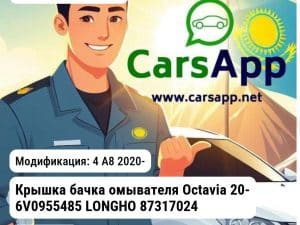 Skoda Octavia Крышка бачка омывателя Octavia 20- 6V0955485 LONGHO 87317024 87317024 4 A8