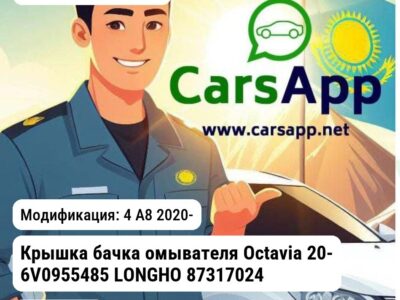 Skoda Octavia Крышка бачка омывателя Octavia 20- 6V0955485 LONGHO 87317024 87317024 4 A8 2020-