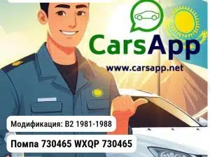 Volkswagen Passat Помпа 730465 WXQP 730465 730465 B2