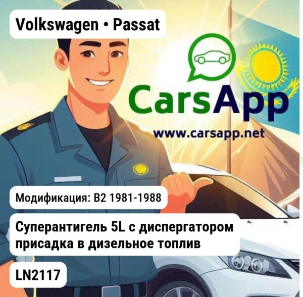 Volkswagen Passat Суперантигель 5L с диспергатором присадка в дизельное топливо LN2117 LAVR LN2117 LN2117 B2