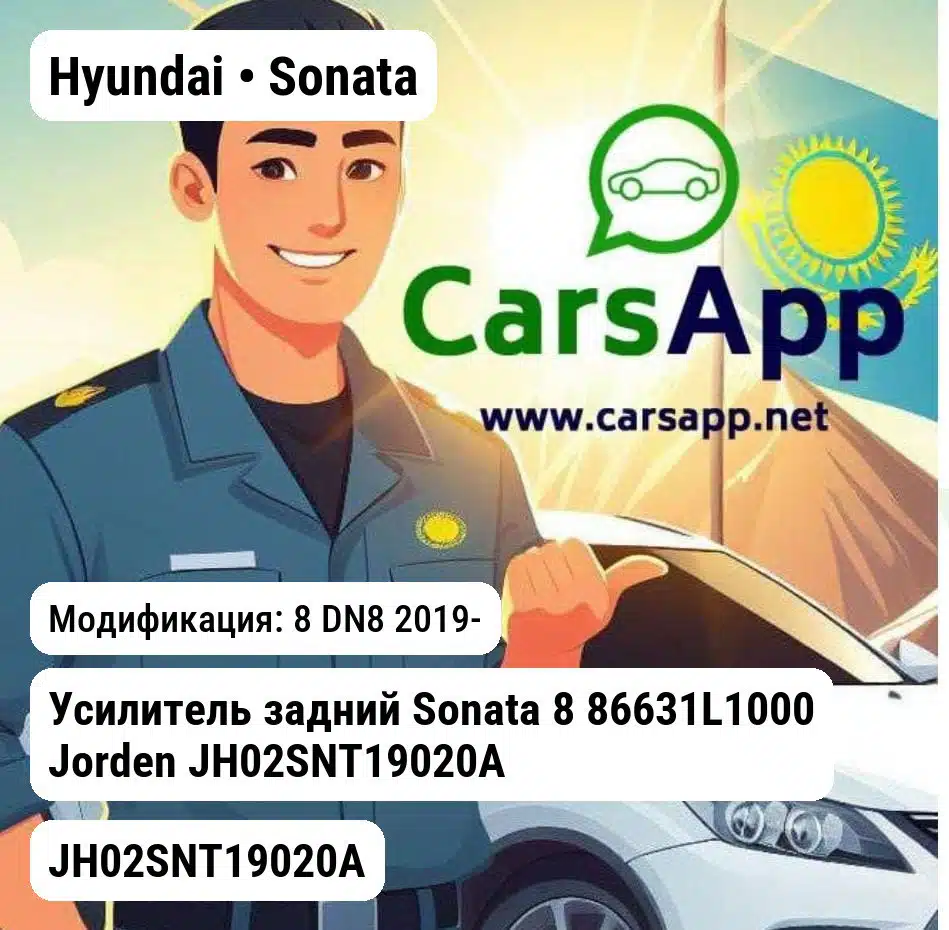Hyundai Sonata Усилитель задний Sonata 8 86631L1000 JH02SNT19020A JH02SNT19020A 8 DN8