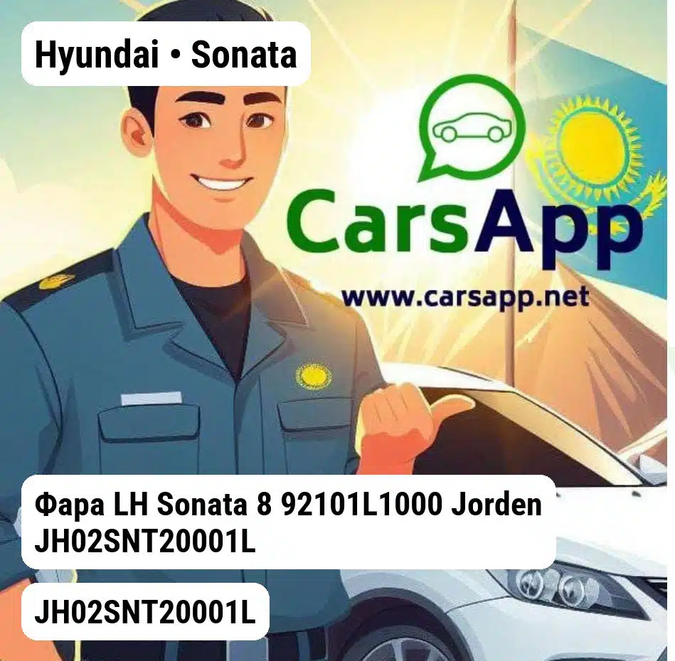 Hyundai Sonata Фара LH Sonata 8 92101L1000 JH02SNT20001L