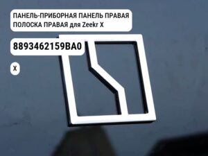 ПАНЕЛЬ-ПРИБОРНАЯ ПАНЕЛЬ ПРАВАЯ ПОЛОСКА ПРАВАЯ для Zeekr X (8893462159BA0)