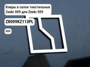 Ковры в салон текстильные Zeekr 009 для Zeekr 009 (ZR009KZ113PL)