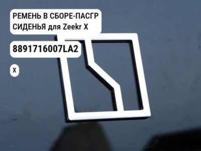 РЕМЕНЬ В СБОРЕ-ПАСГР СИДЕНЬЯ для Zeekr X (8891716007LA2)