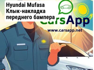 Hyundai Mufasa Клык-накладка переднего бампера хром правый (оригинал) HMS-23