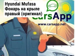 Hyundai Mufasa Фонарь на крыле правый (оригинал) HMS-47