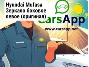 Hyundai Mufasa Зеркало боковое левое (оригинал) HMS-49