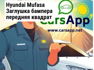 Hyundai Mufasa Заглушка бампера передняя квадрат левая (оригинал) HMS-60