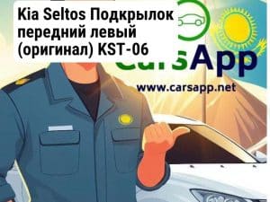 Kia Seltos Подкрылок передний левый (оригинал) KST-06