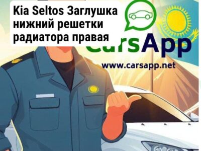 Kia Seltos Заглушка нижний решетки радиатора правая (оригинал) KST-104
