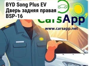 BYD Song Plus EV Дверь задняя правая BSP-16