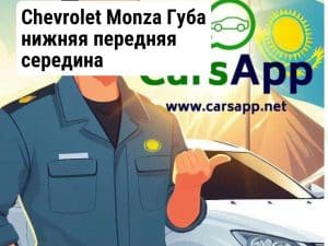 Chevrolet Monza Губа нижняя передняя середина (высококачественный дубликат) CM-21