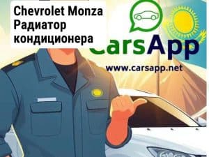 Chevrolet Monza Радиатор кондиционера (высококачественный дубликат) CM-23