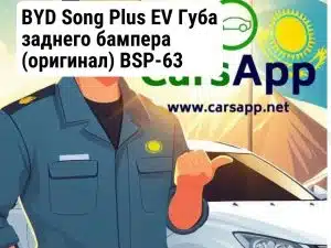 BYD Song Plus EV Губа заднего бампера (оригинал) BSP-63