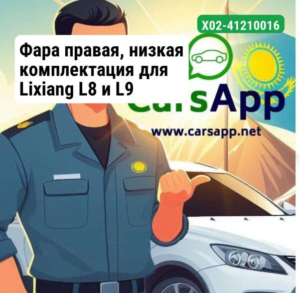 Фара правая, низкая комплектация для Lixiang L8 и L9