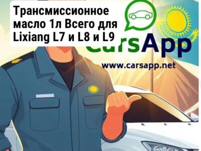 Трансмиссионное масло 1л Всего для Lixiang L7 и L8 и L9