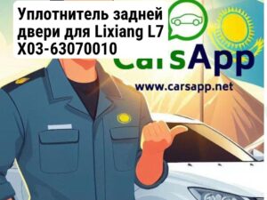 Уплотнитель задней двери для Lixiang L7 X03-63070010