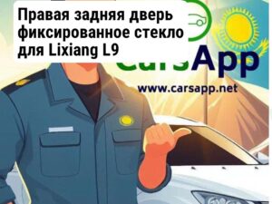 Правая задняя дверь фиксированное стекло для Lixiang L9 X01-54030020