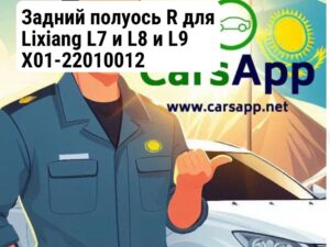 Задний полуось R для Lixiang L7 и L8 и L9 X01-22010012