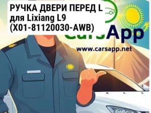 РУЧКА ДВЕРИ ПЕРЕД L для Lixiang L9 (X01-81120030-AWB)