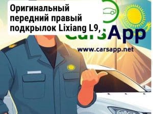 Оригинальный передний правый подкрылок Lixiang L9, X01-82200018, X01-55120027, X01-82200022, X01-55120030