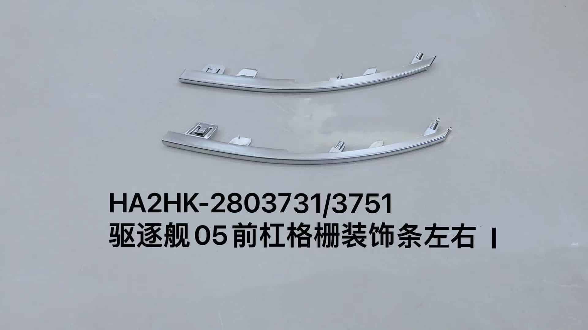 Декоративная планка решетки переднего бампера для эсминца 05, левая/правая сторона HA2HK-2803731/3751