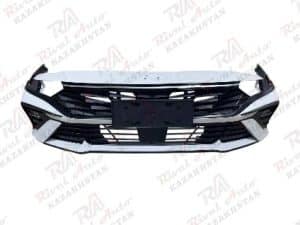 Hyundai Elantra Бампер передний в сборе с поворотником (оригинал) HEL-114