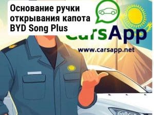 Основание ручки открывания капота BYD Song Plus 12564951-00